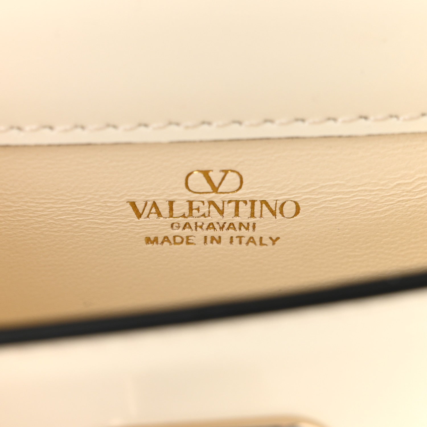 Valentino Garavani Vitello Mini Monochrome Rockstud Flip Lock Shoulder Bag Ivory 6 of 11