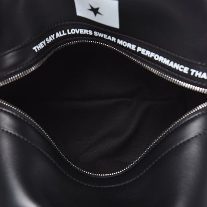 Burberry Smooth Calfskin Montage Print Small Cube Bowling Bag Black 5 of 12