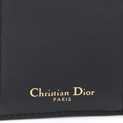 Christian Dior Oblique Saddle Lotus Wallet Blue 6 of 9