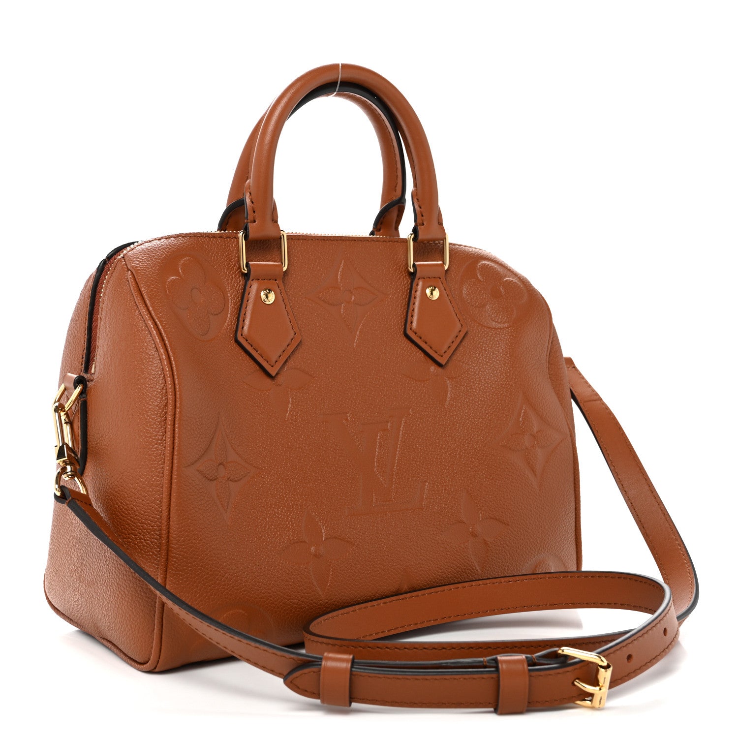 Louis Vuitton Empreinte Monogram Giant Speedy Bandouliere 25 Cognac 3 of 9