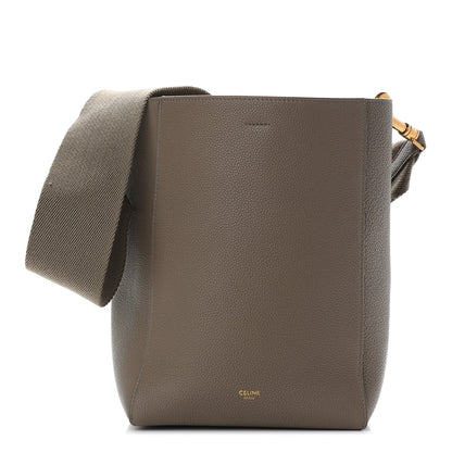 Celine Soft Grained Calfskin Small Sangle Bucket Bag Taupe 1 of 9