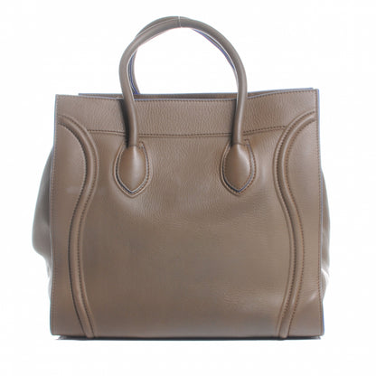 Celine Smooth Calfskin Large Phantom Luggage Khaki Cobalt Trim 4 of 10