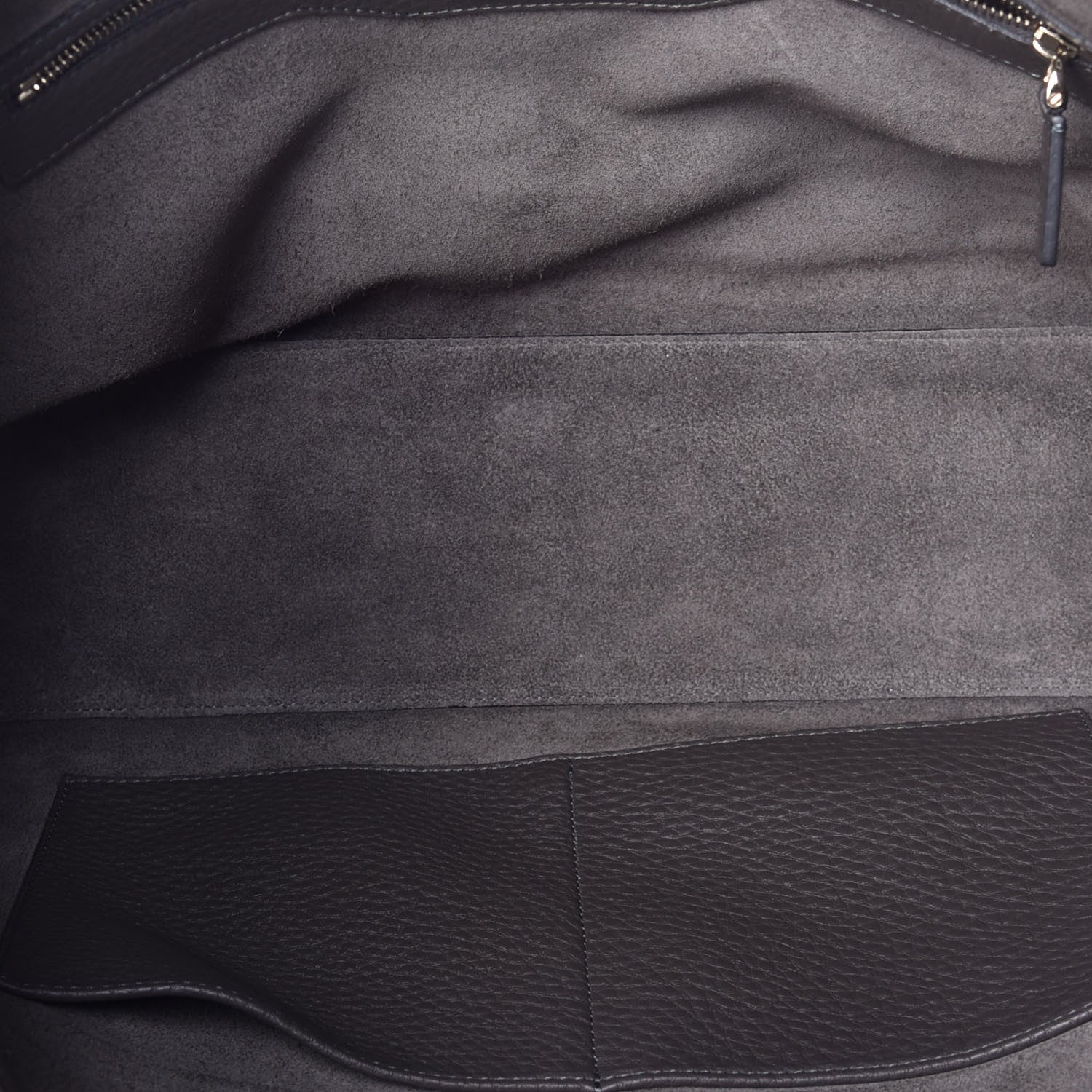 Valentino Garavani Grained Calfskin Rockstud Shoulder Tote Graphite 5 of 8