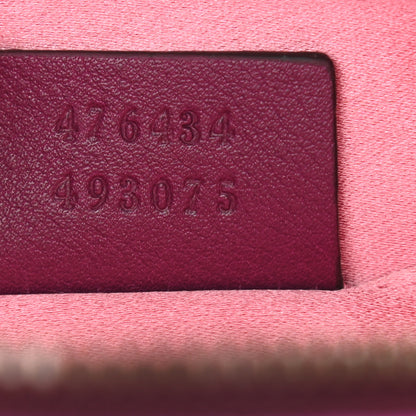 Gucci Velvet Matelasse GG Marmont Belt Bag 95 38 Fuchsia Violet Cyclamen 7 of 12