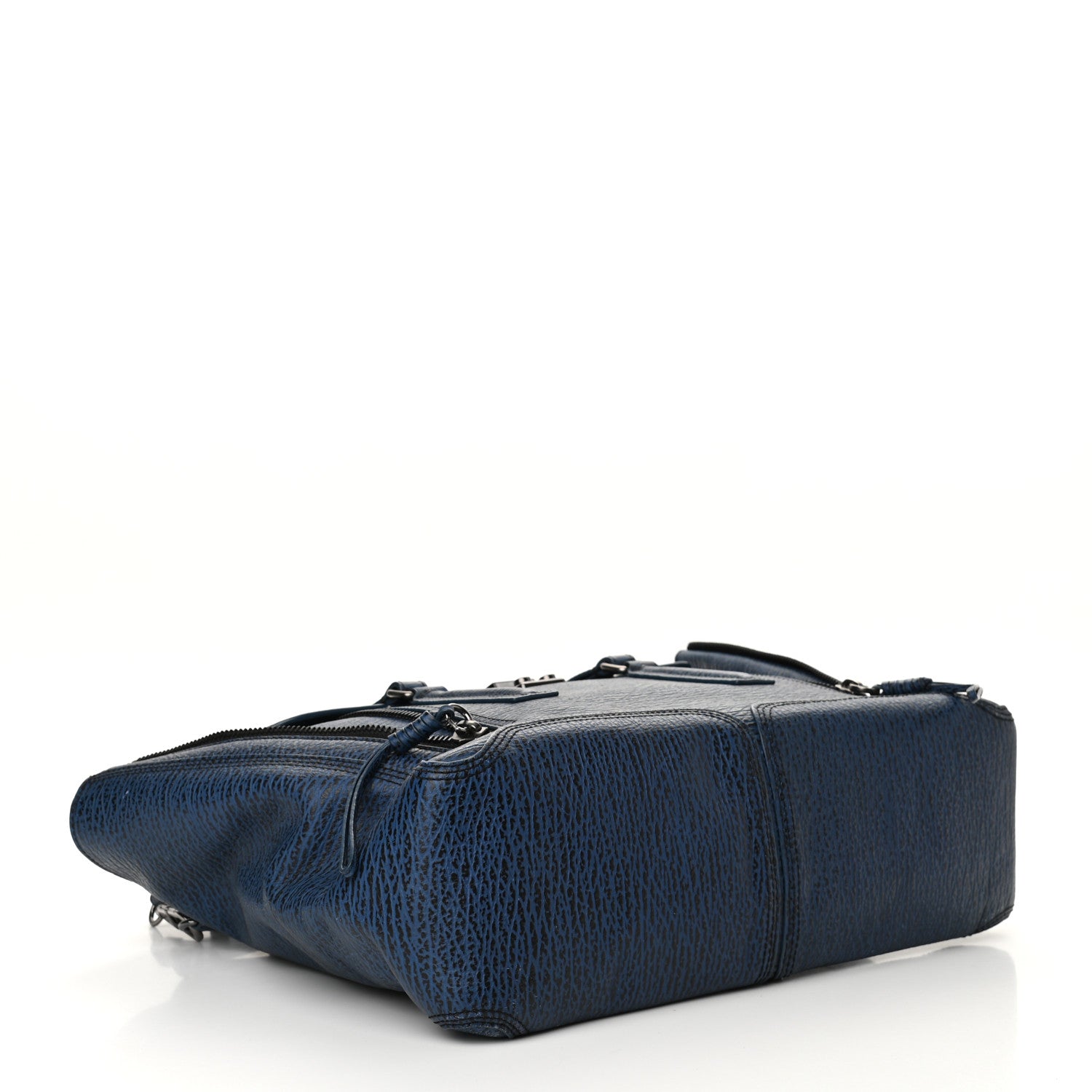 3.1 Phillip Lim Textured Calfskin Large Pashli Satchel Ink 4 of 11