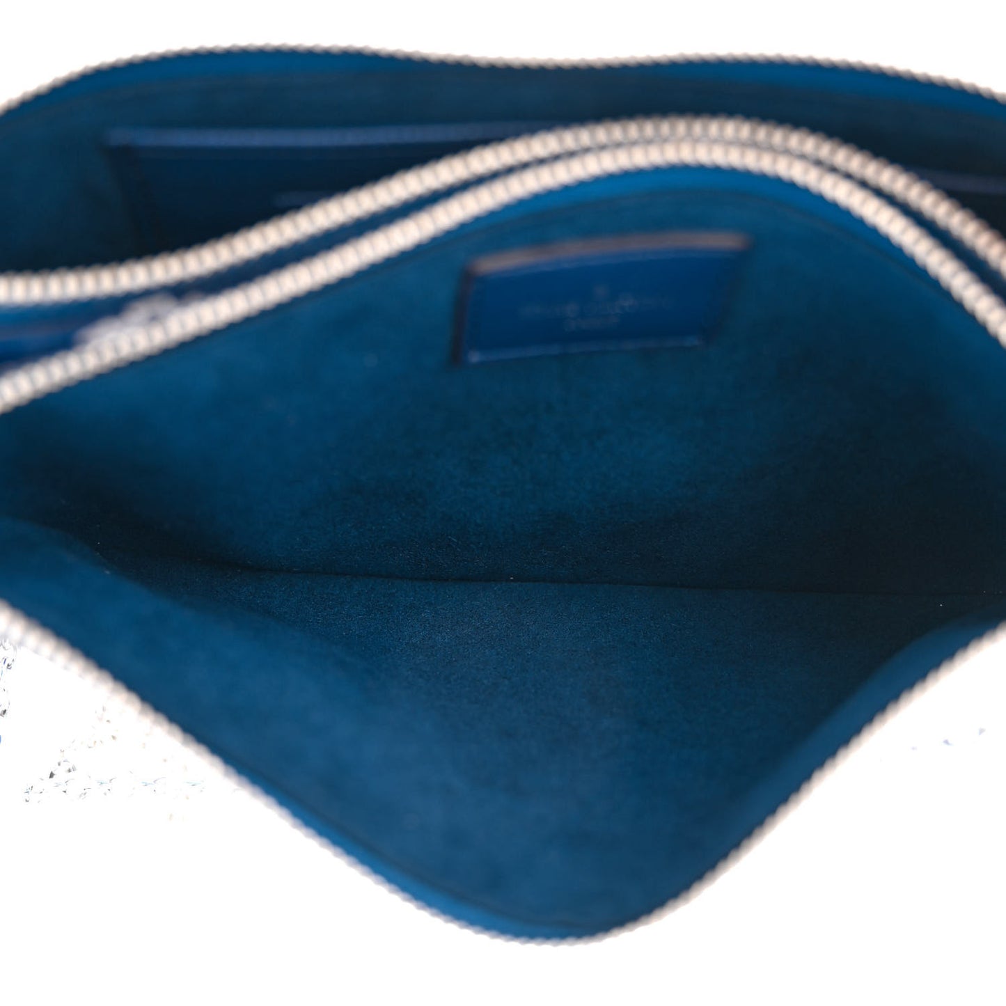 Monogram Giant Escale Double Zip Pochette Blue