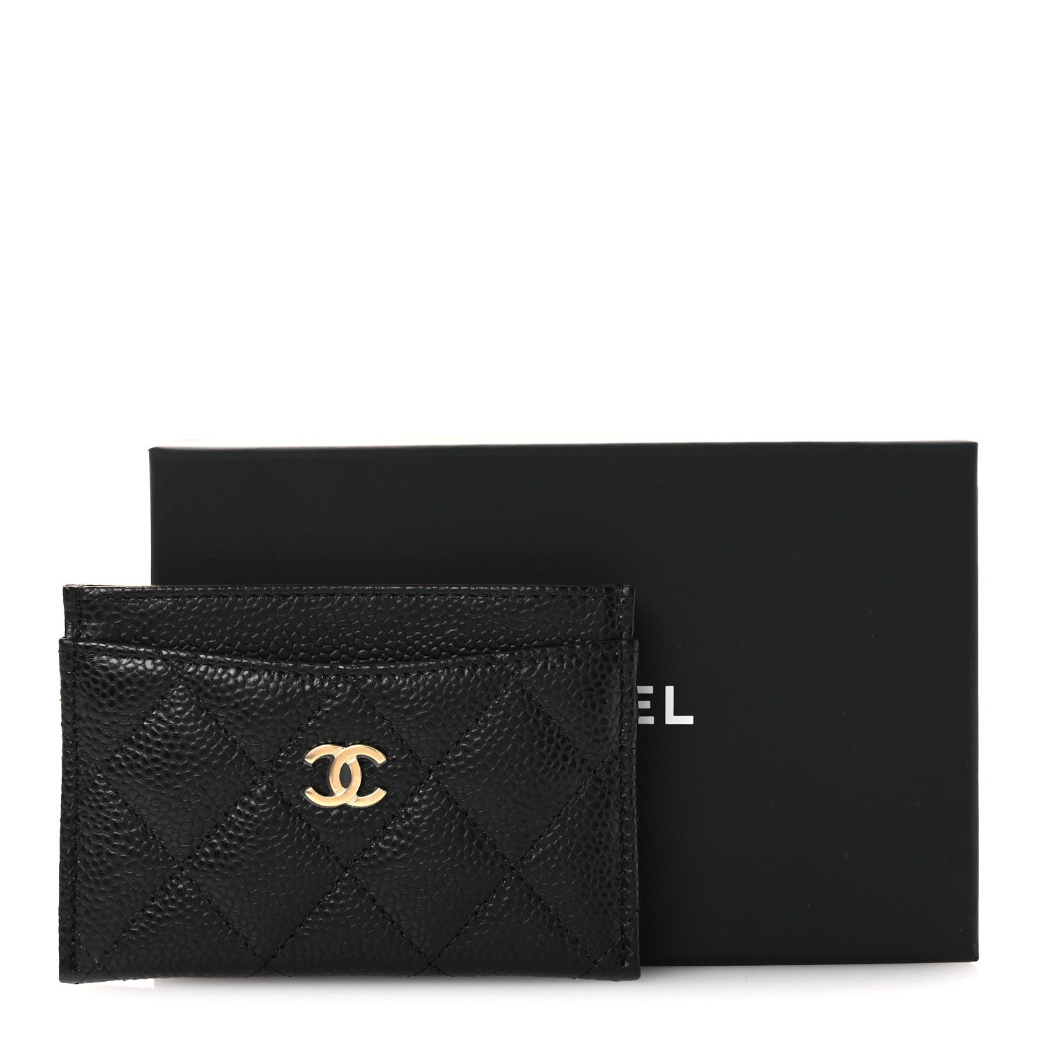 Chanel Caviar Quilted Card Holder Black 10 of 10