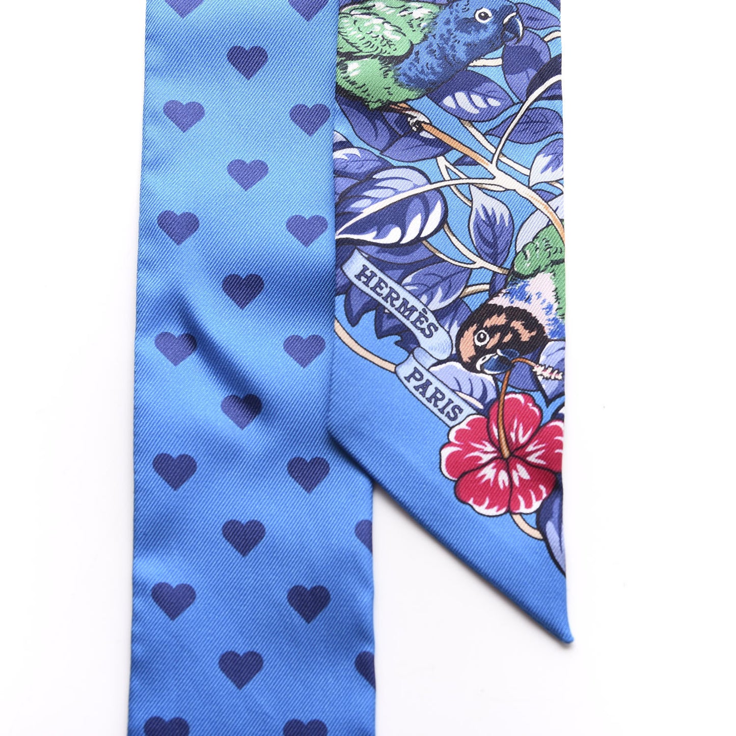 Silk Jungle Love Love Twilly Bleu Gitane Gris Bleuete