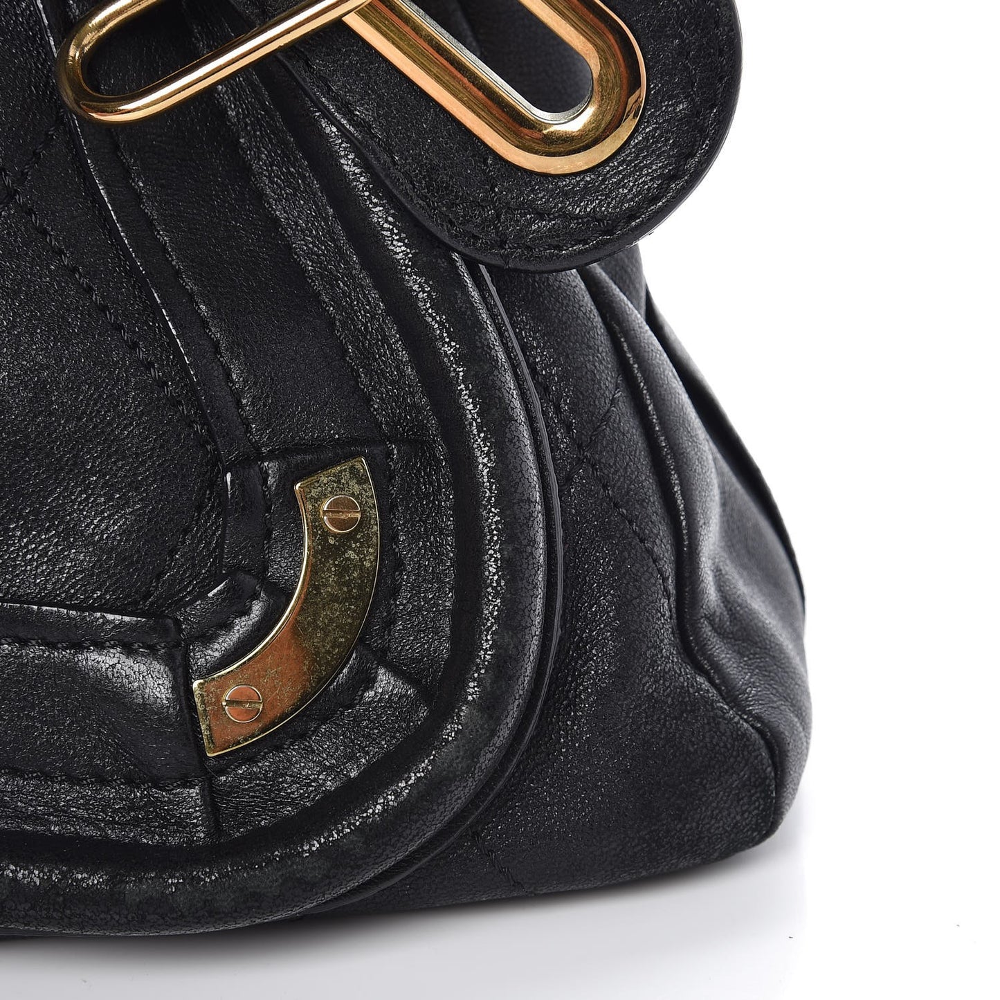 Sheepskin Quilted Small Paraty Black