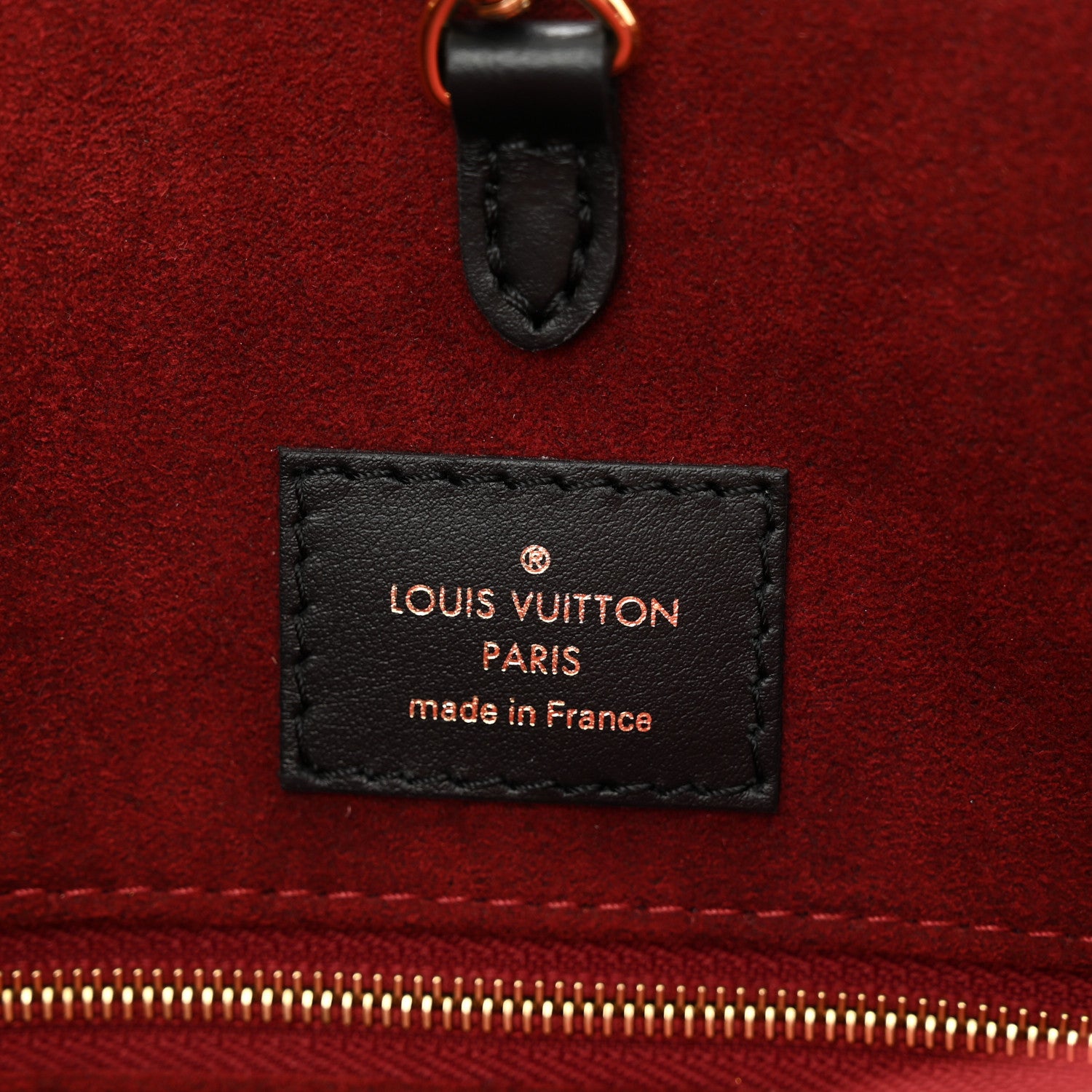 Louis Vuitton Empreinte Monogram Giant Onthego MM Black Beige 7 of 9