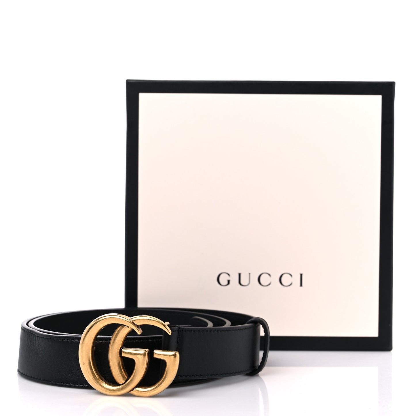 Calfskin Double G 30mm Belt 85 34 Black