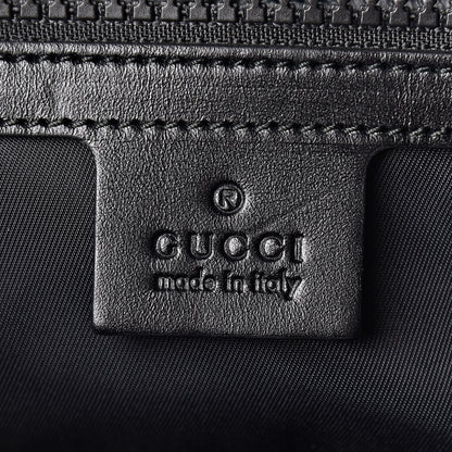 Gucci Techno Canvas GucciGhost Double Buckle Backpack Black New Acquamarine 6 of 11