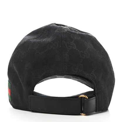 Gucci Monogram Web Baseball Hat M Black 6 of 10