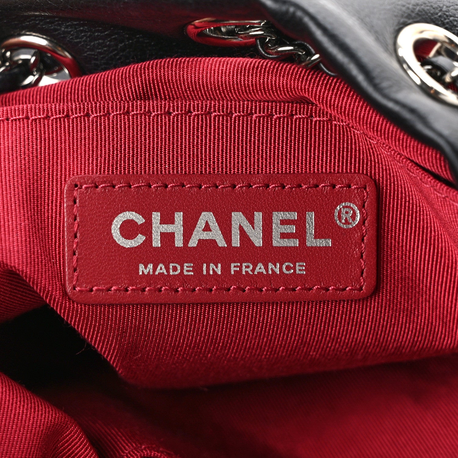 Chanel Calfskin Quilted Small Gabrielle Bucket Black 6 of 9