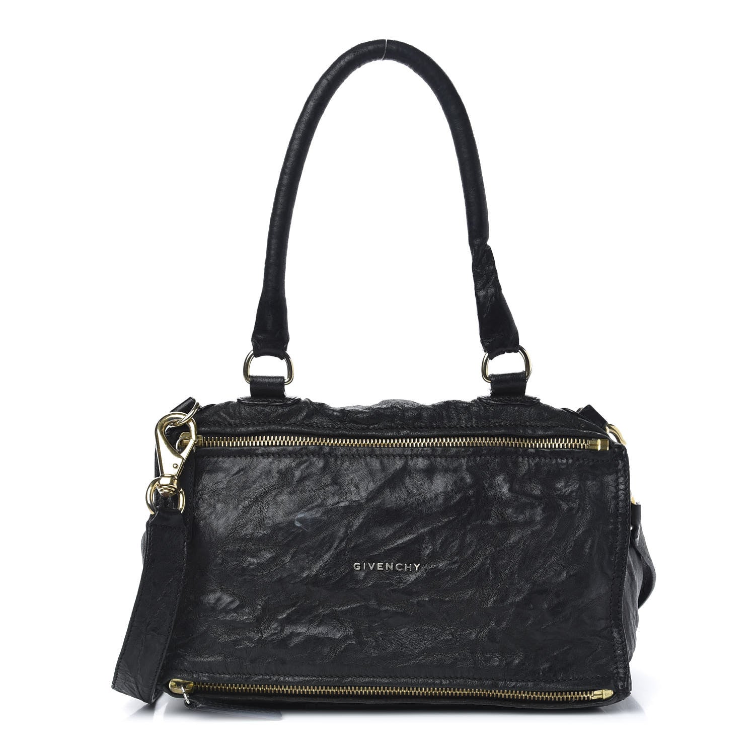 Givenchy Tumbled Sheepskin Medium Pandora Black 1 of 12
