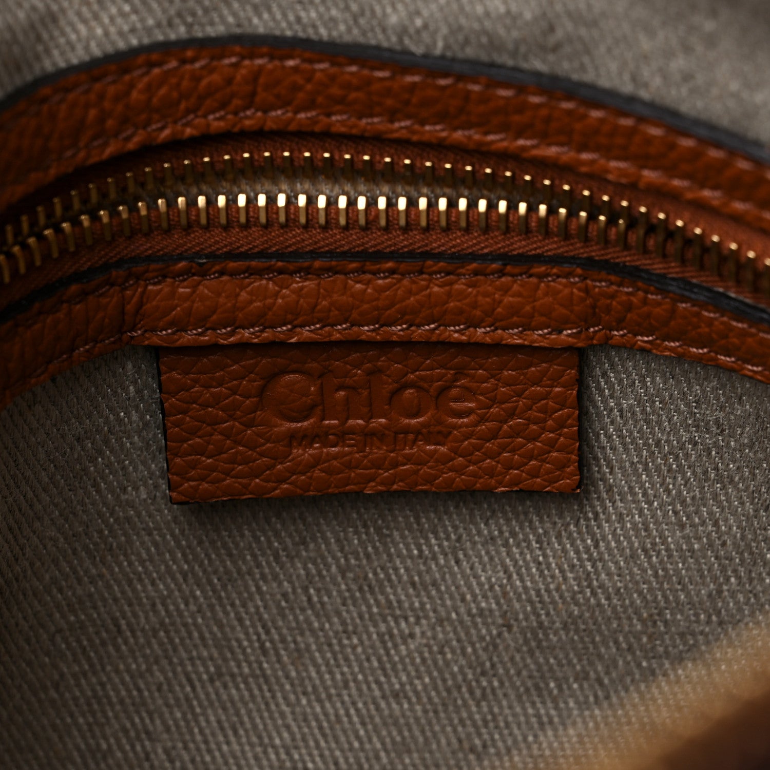 Chloe Calfskin Small Marcie Satchel Tan 6 of 10