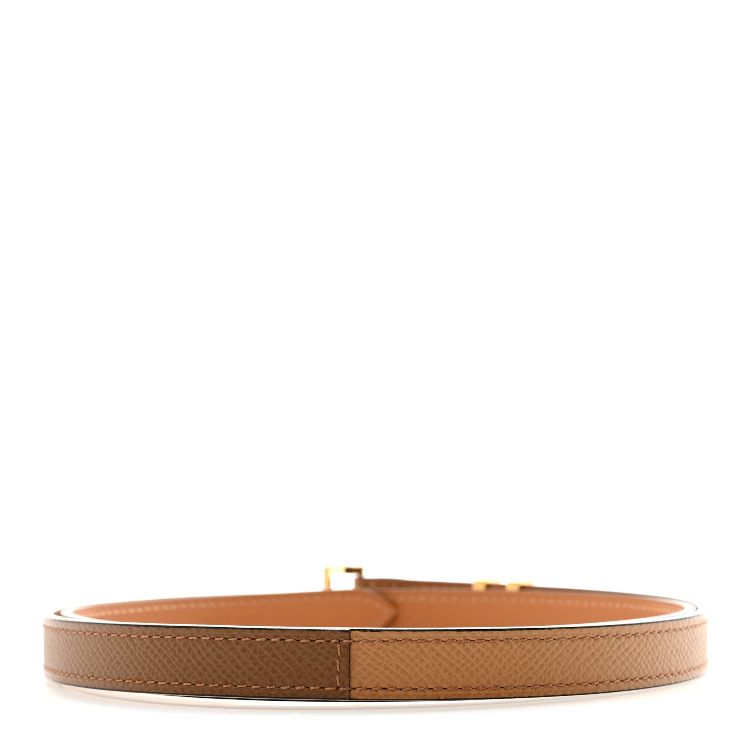 Hermes Epsom 15mm Pop H Belt 85 34 Craie Biscuit Alezan 2 of 6