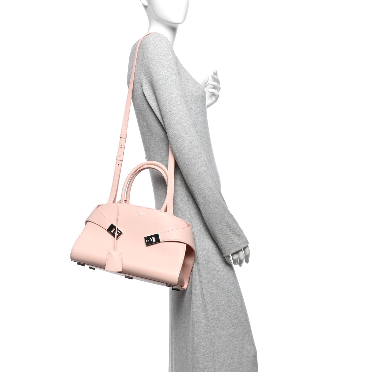 Salvatore Ferragamo Calfskin Medium Hug Bag Nylund Pink 2 of 13