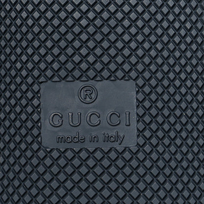 Gucci Calfskin Lame GG Monogram Web Womens Screener Sneakers 36 Blue Silver Dusty Milk Shine Purple 9 of 11