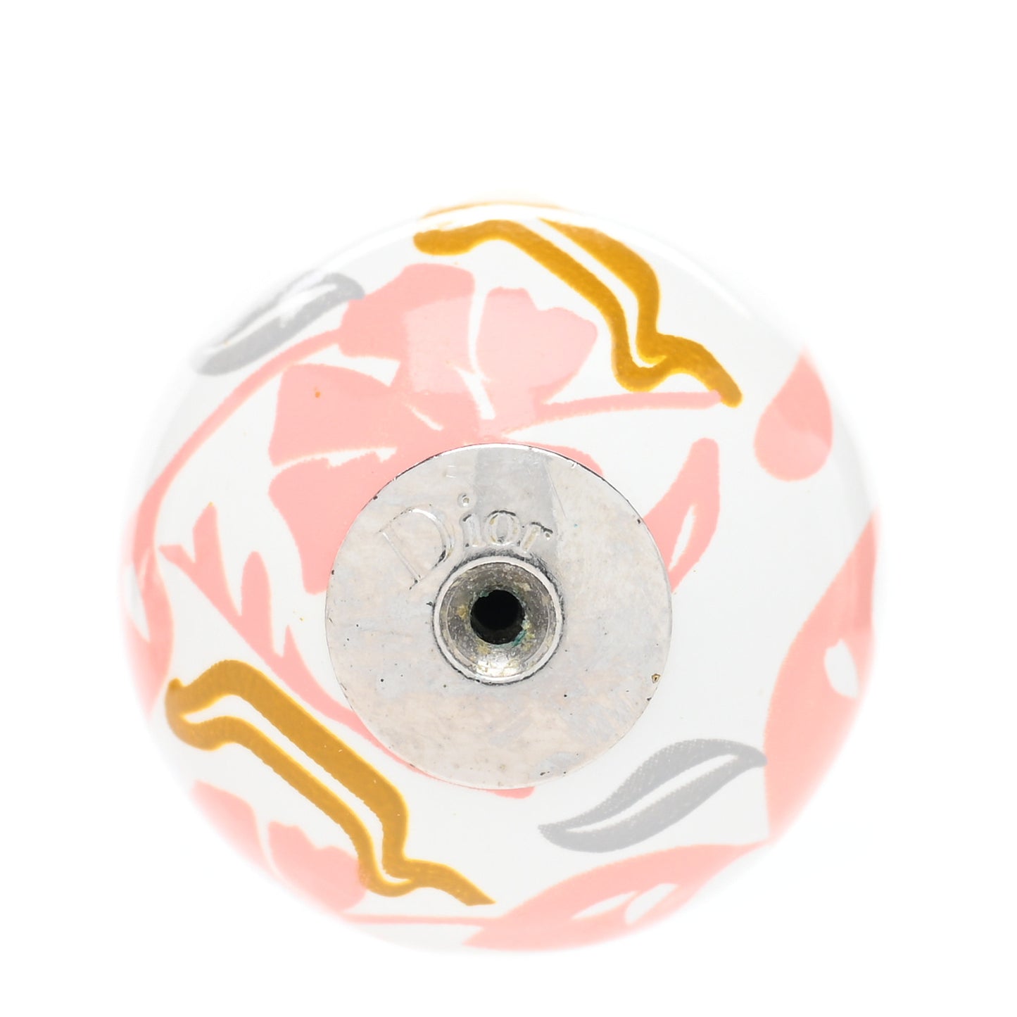 Printed Floral Mise En Dior Tribal Earrings Pink