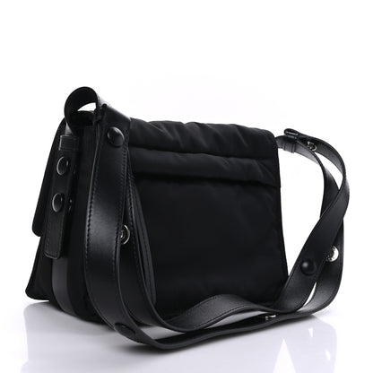 Prada Re-Nylon Vitello Padded Small Flap Shoulder Bag Black 3 of 8