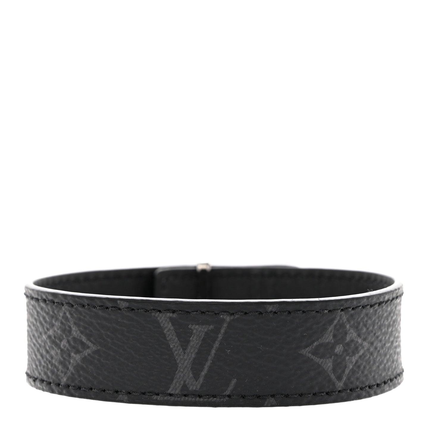 Monogram Eclipse LV Slim Bracelet 19
