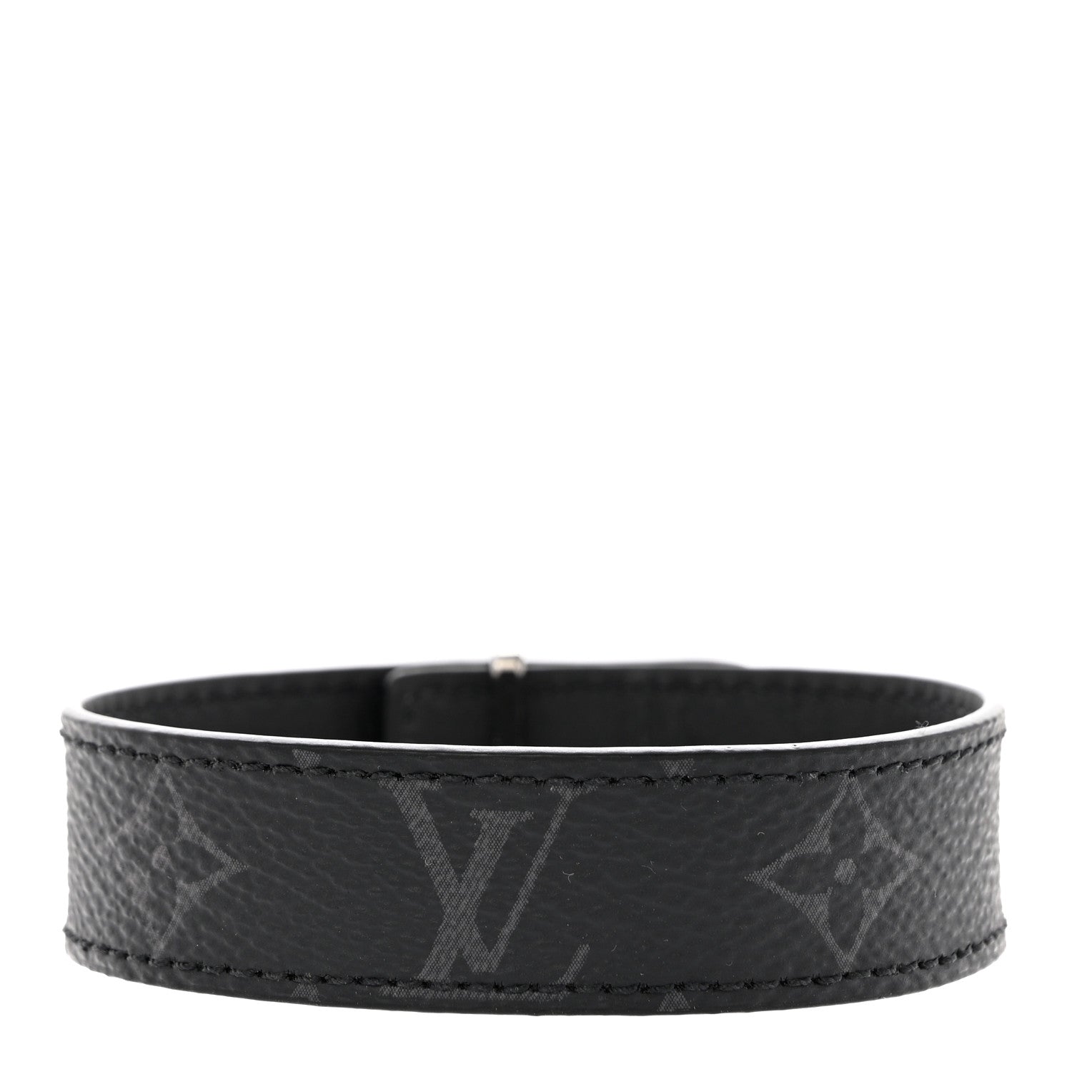 Louis Vuitton Monogram Eclipse LV Slim Bracelet 19 3 of 7