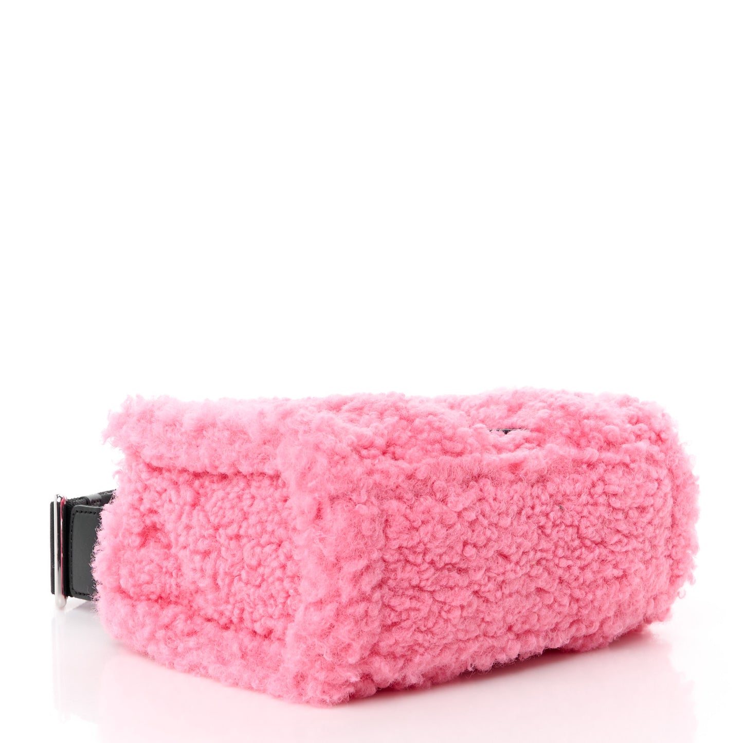 Polyester Cotton Mini The Teddy Traveler Tote Bag Fluffy Pink