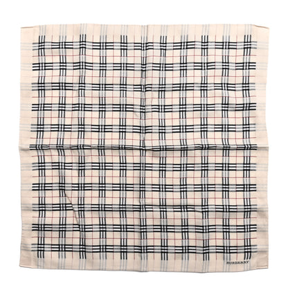 Burberry Silk House Check Square Scarf Beige 1 of 3