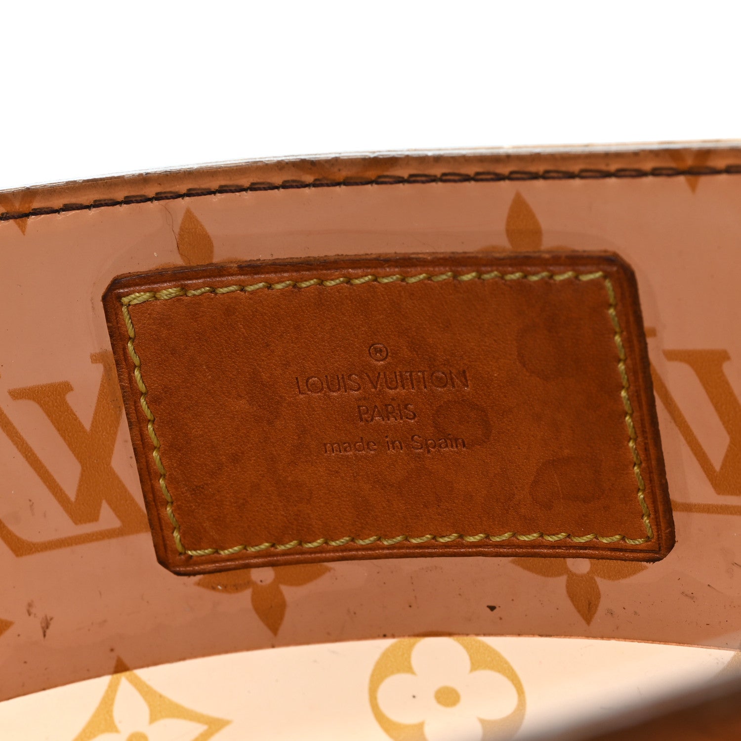 Louis Vuitton Vinyl Cabas Sac Ambre MM 6 of 11