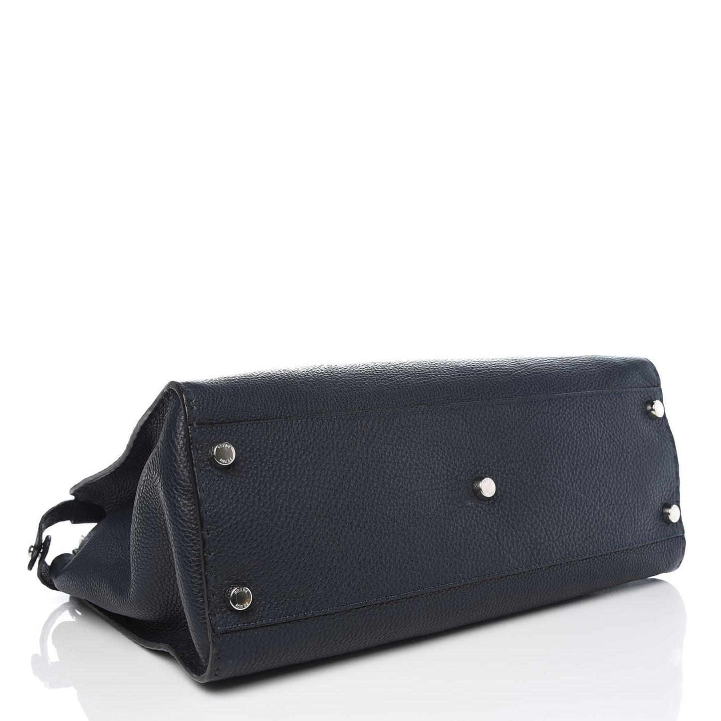 Cuoio Romano Selleria Bi-Color Large Mens Peekaboo Iconic Essential Satchel Lavagna Black
