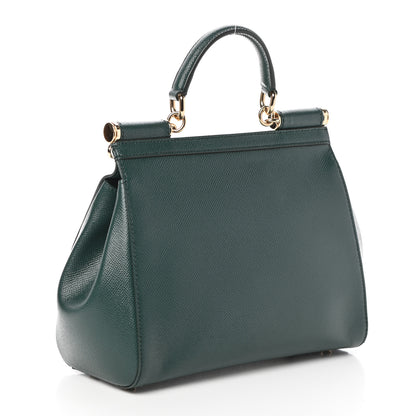 Dolce & Gabbana Dauphine Medium Miss Sicily Satchel Green 3 of 9
