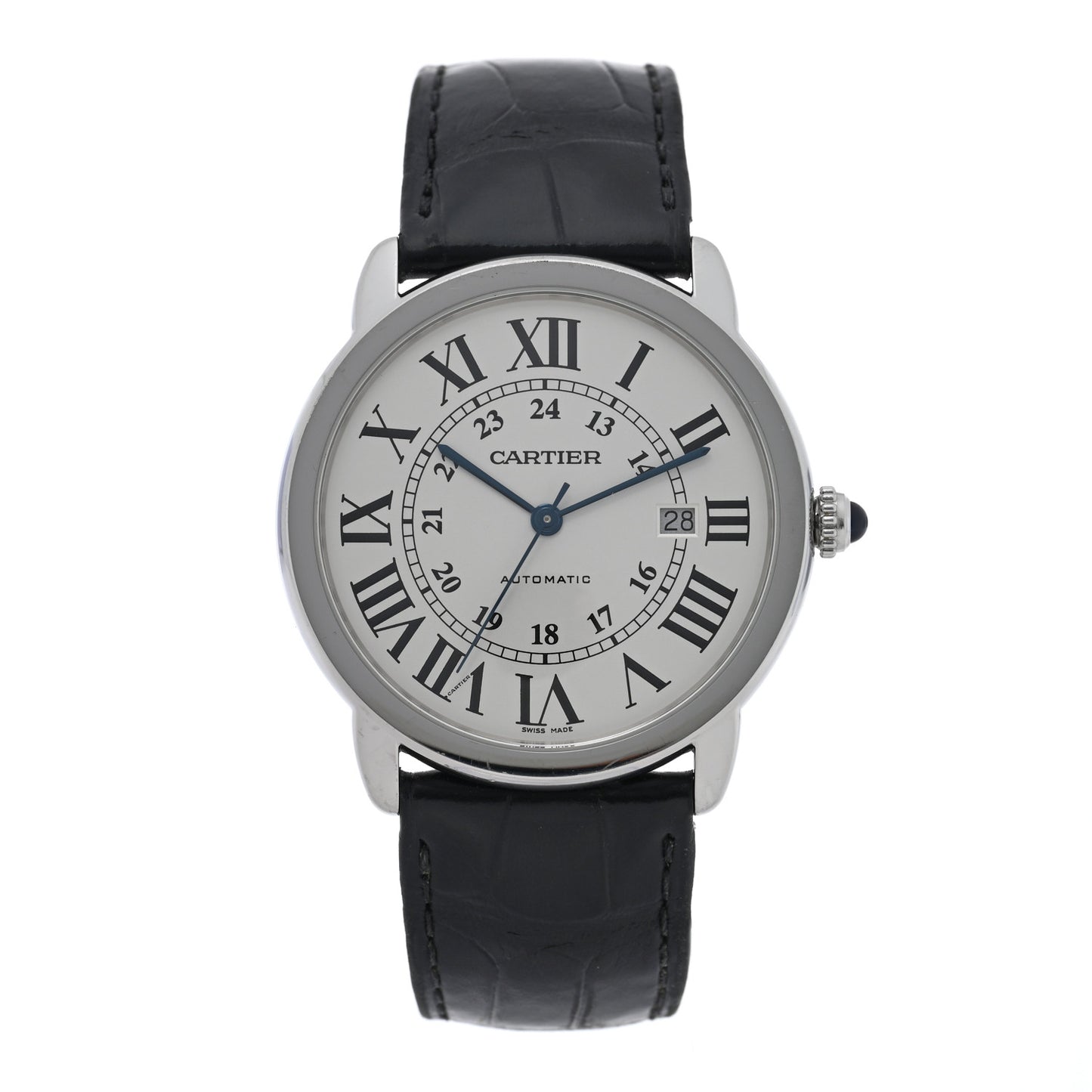 Stainless Steel Alligator 42mm Ronde Solo Automatic Watch
