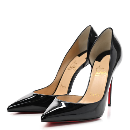 Christian Louboutin Patent Iriza 100 Pumps 38 Black 4 of 8