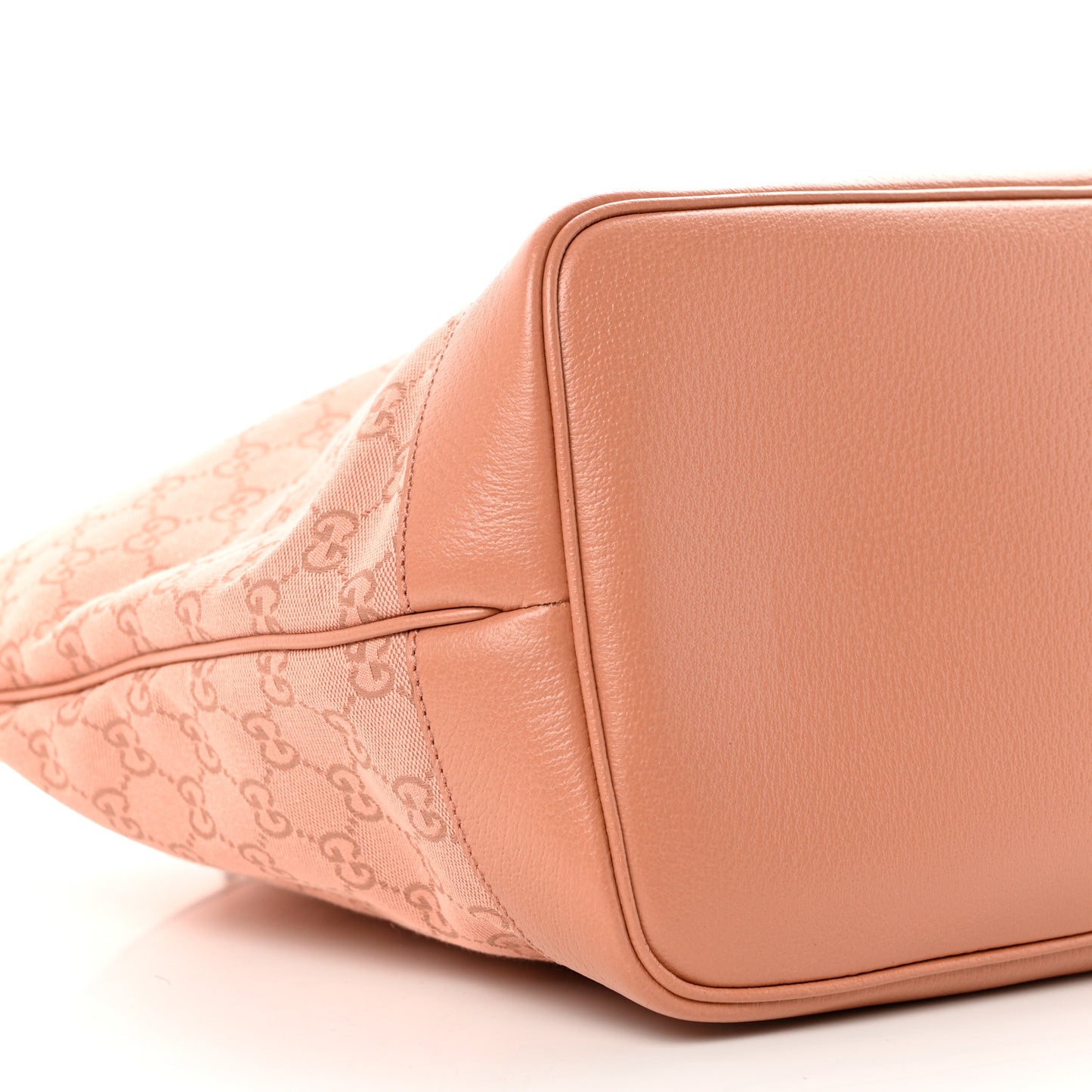 Monogram Textured Dollar Calfskin Large Ophidia Shopping Tote Cloche Rose Pink