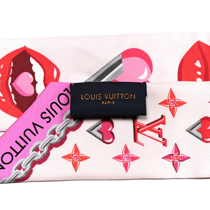 Louis Vuitton Silk Lucky Monogram BB Bandeau Rose Pop 3 of 4