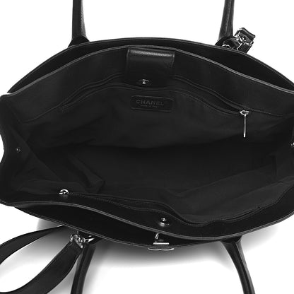 Chanel Calfskin Cerf Executive Shopper Tote Black 5 of 12