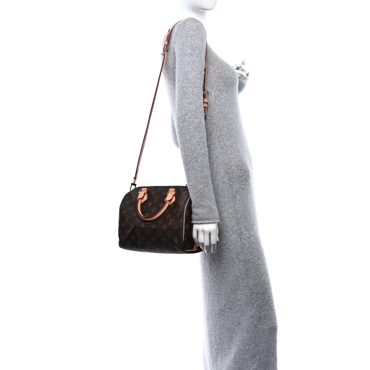 Louis Vuitton Monogram Speedy Bandouliere 25 2 of 9