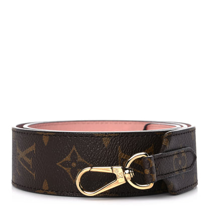 Louis Vuitton Monogram Bandouliere Shoulder Strap Rose Ballerine 1 of 4