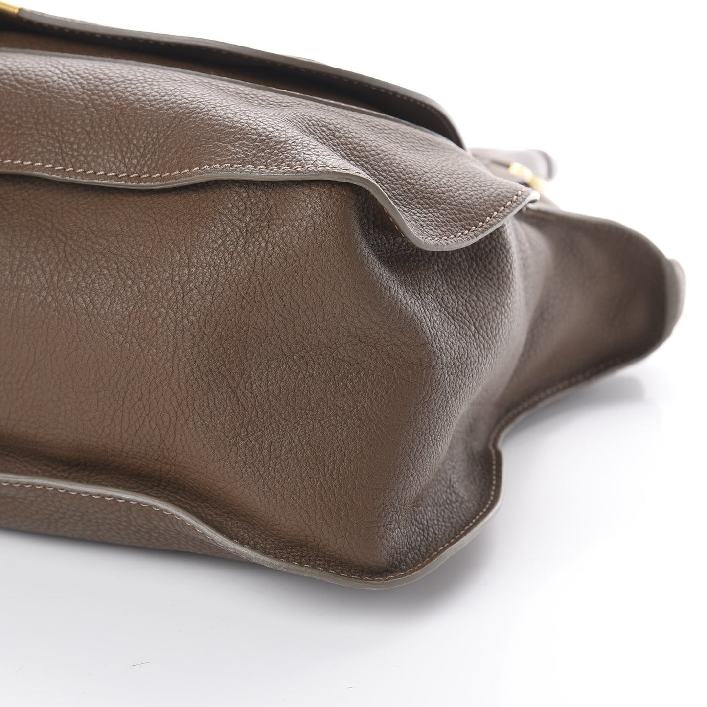 Calfskin Large Marcie Satchel Oak