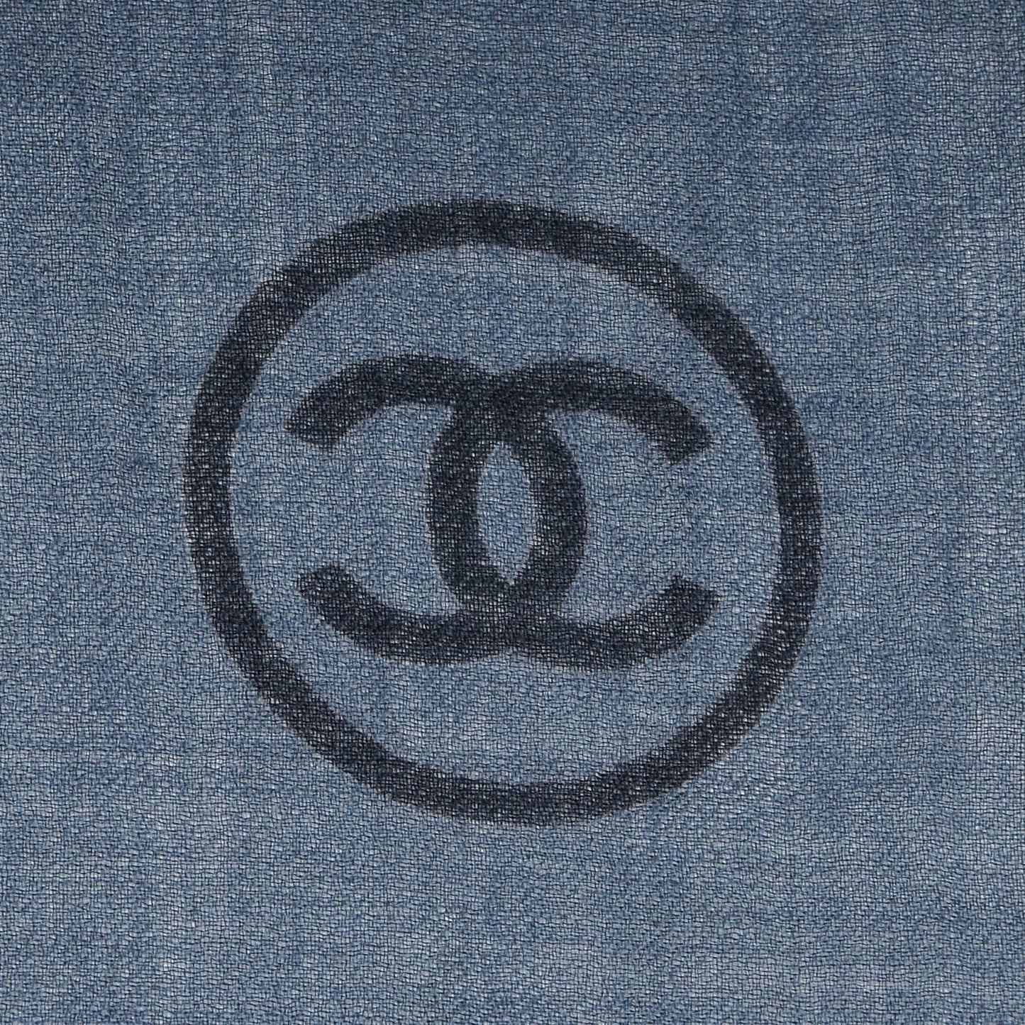 Cashmere CC Cinema Scarf Blue White