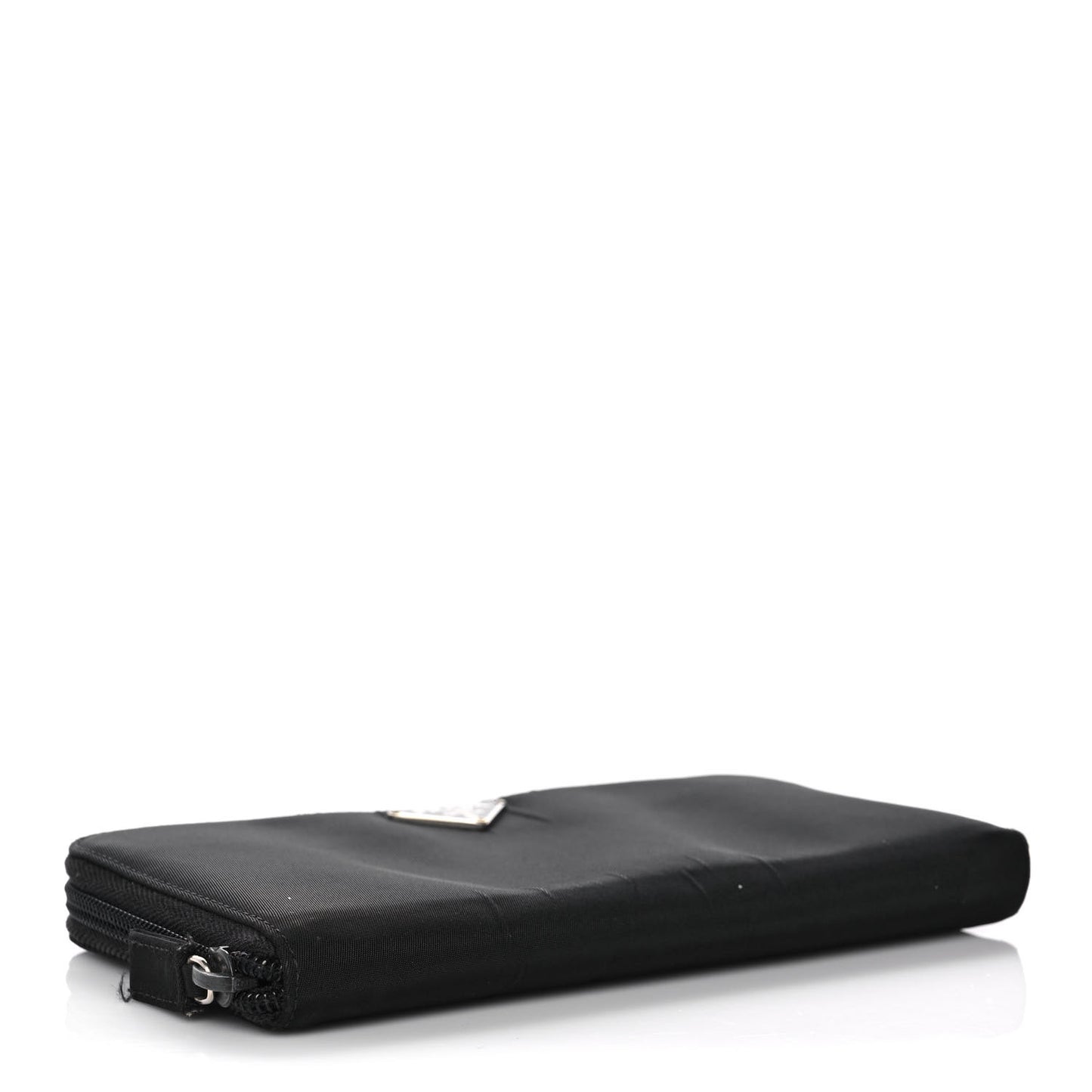 Tessuto Nylon Zip Around Wallet Black