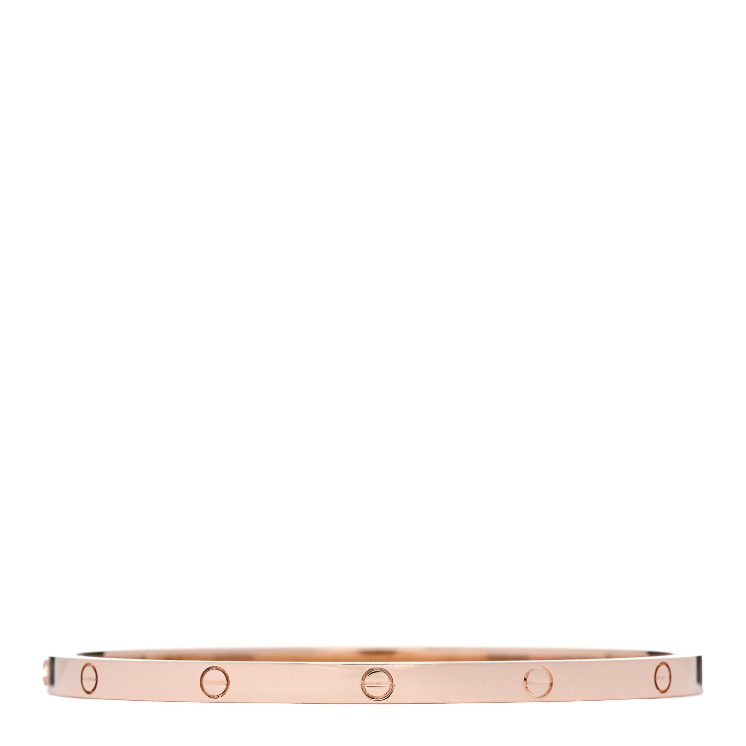 Cartier 18K Pink Gold Small LOVE Bracelet 17 2 of 8