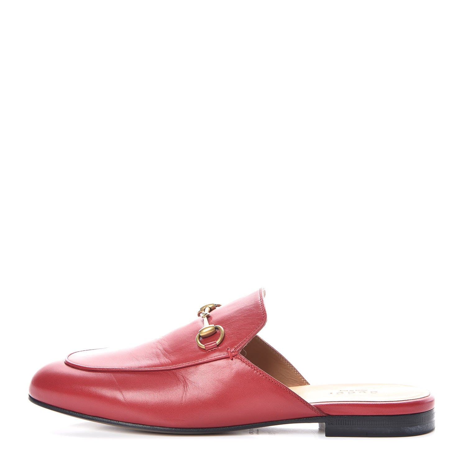 Gucci Malaga Kid Womens Princetown Slippers 39 Hibiscus Red 1 of 9