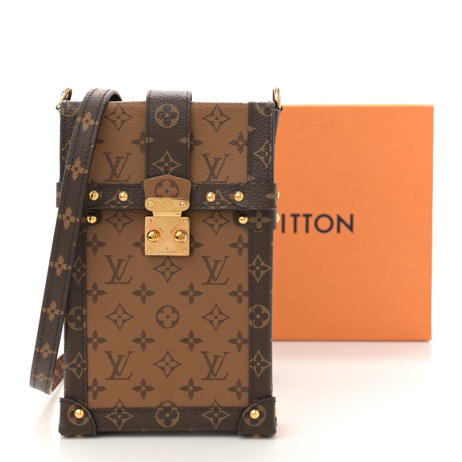 Louis Vuitton Reverse Monogram Pochette Trunk Verticale 12 of 12