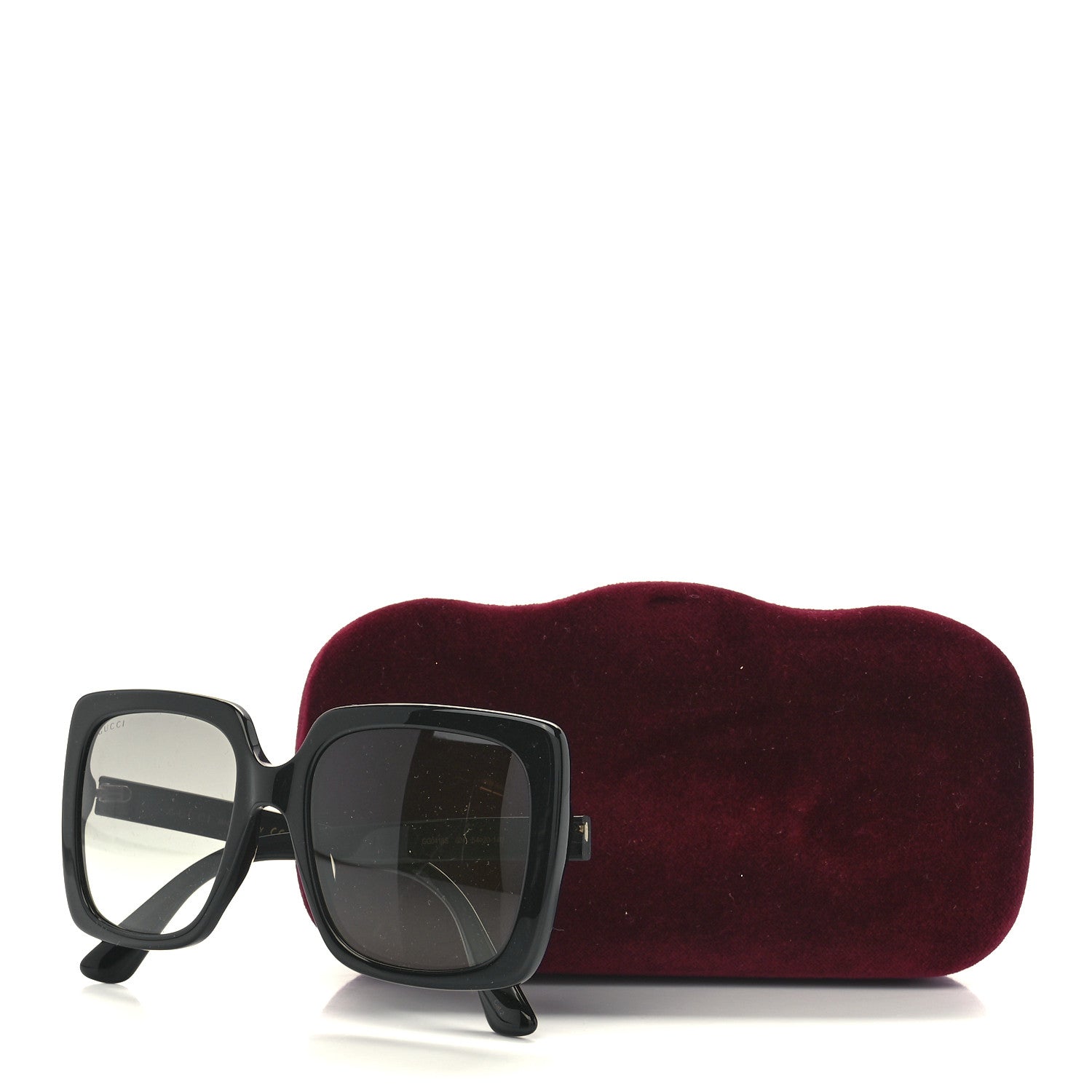 Gucci Acetate Square Frame Sunglasses GG0148S Black 8 of 8