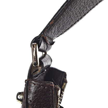 Gucci Monogram Web GG Reins Hobo Brown 12 of 14