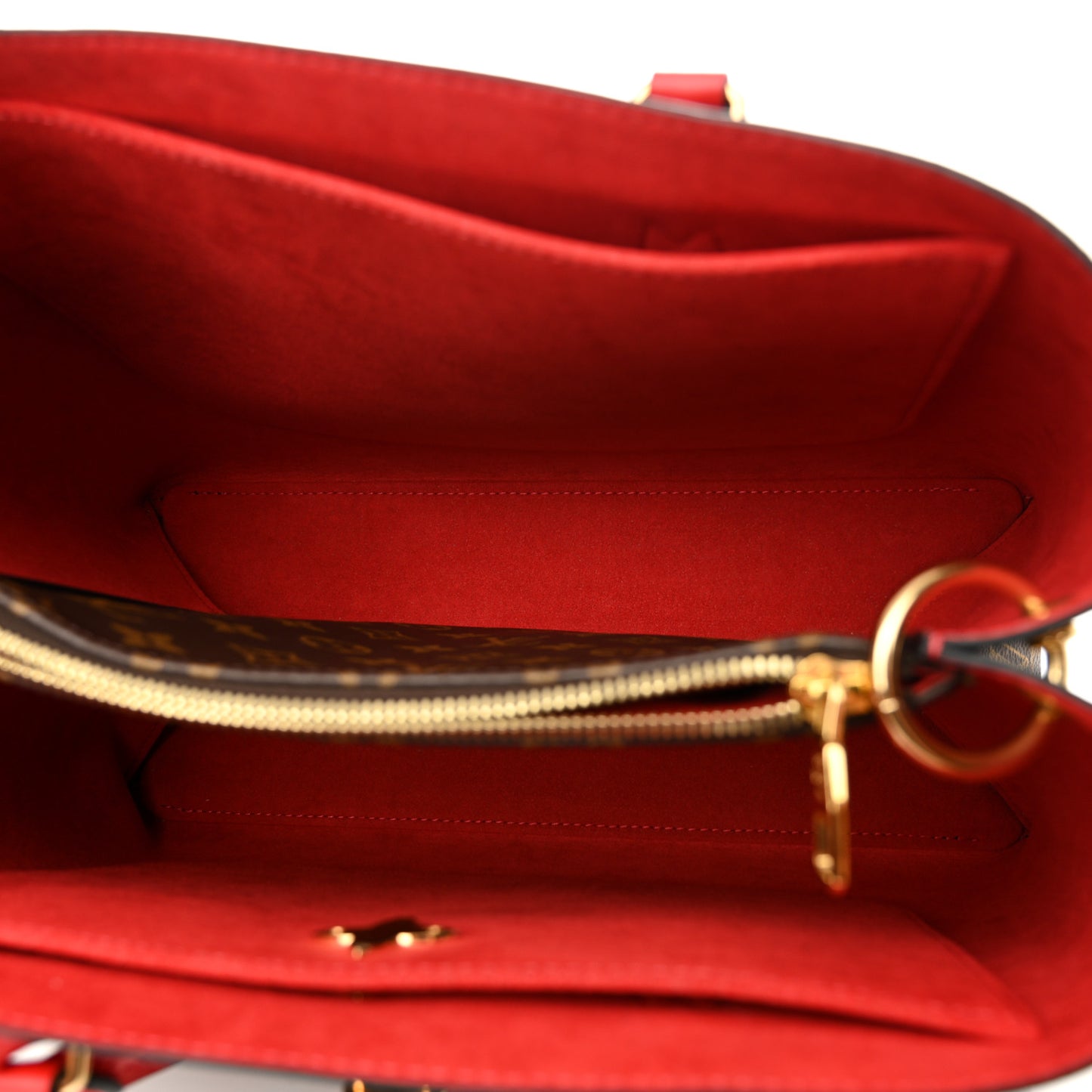 Monogram Flower Tote Coquelicot