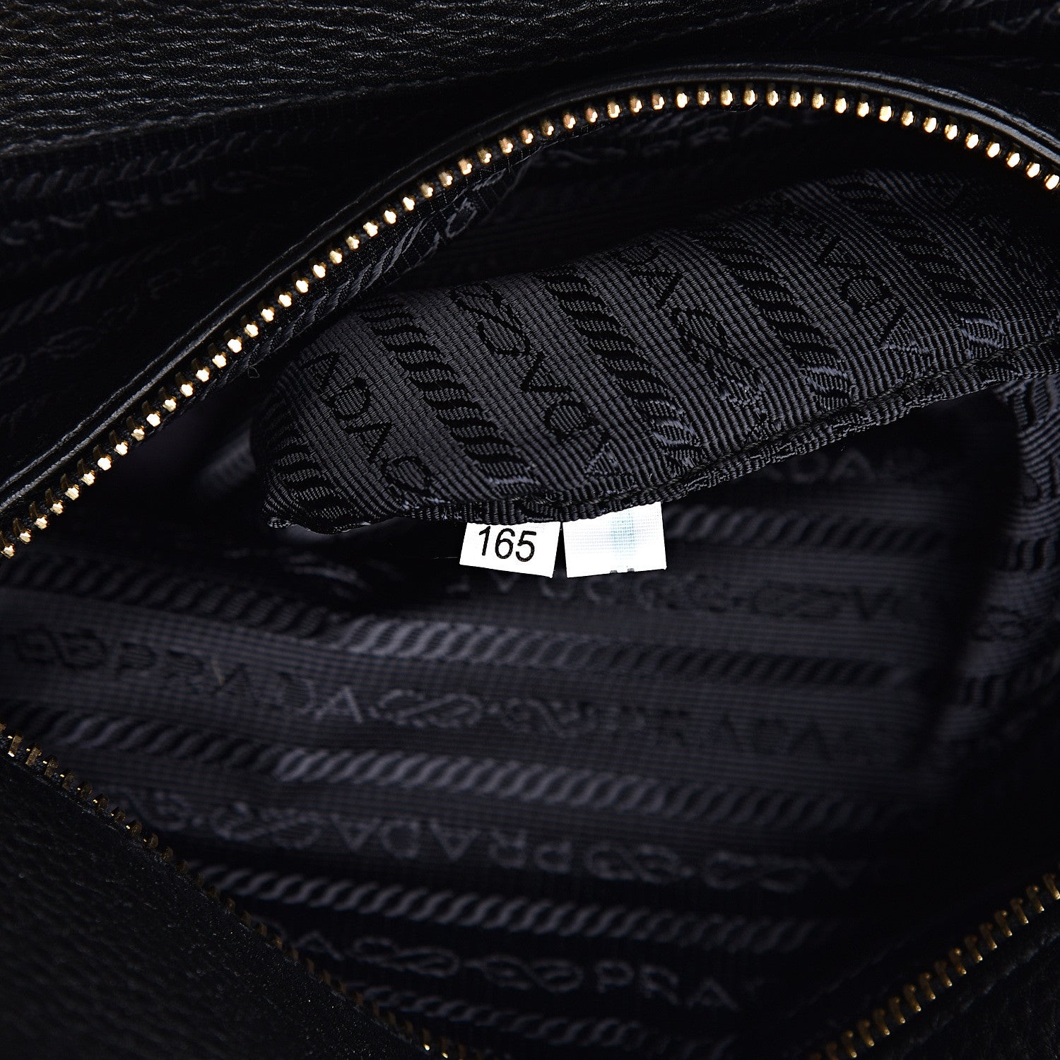 Prada Vitello Daino Tote Black 7 of 9