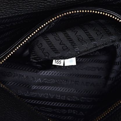Prada Vitello Daino Tote Black 7 of 9
